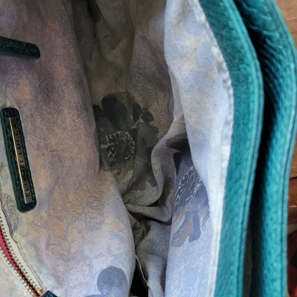 Elliott Lucca Leather Snake Print Crossbody Top Handle Bag - Picture 13 of 16